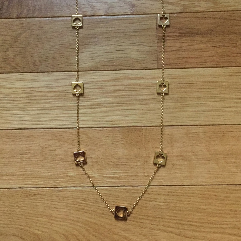 Kate spade logo necklace